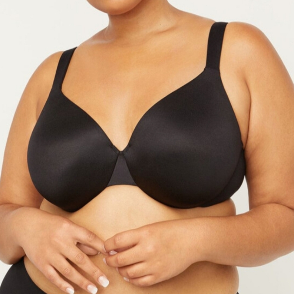 New Catherines Black 44B Full Coverage Smooth Underwire Bra